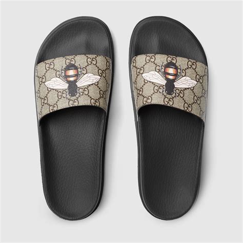 gucci gg bee slide|size 14 gucci slides.